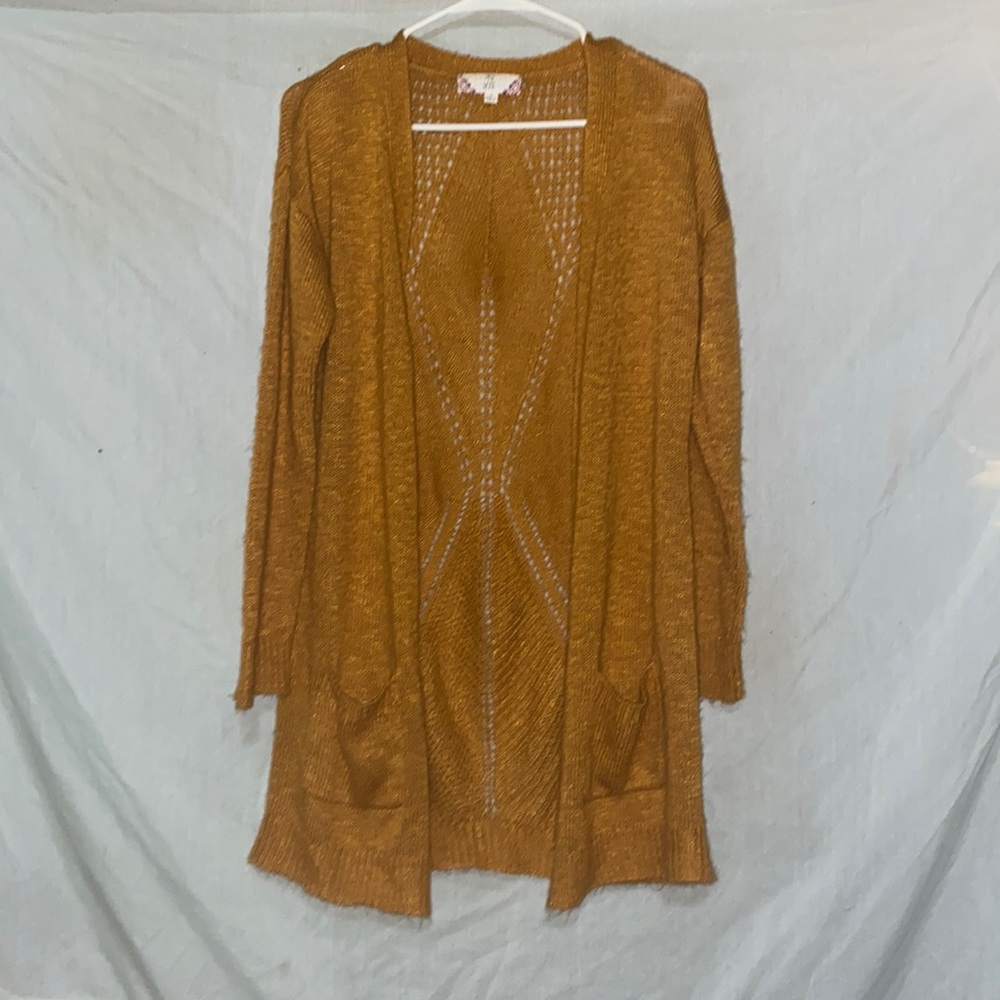 Burnt yellow cardigan